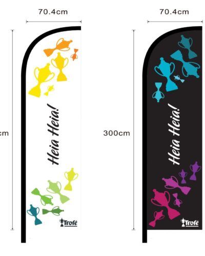 Beachflagg 3m – Heia Heia