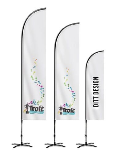 Beachflagg 2m – Ensidig Spesial