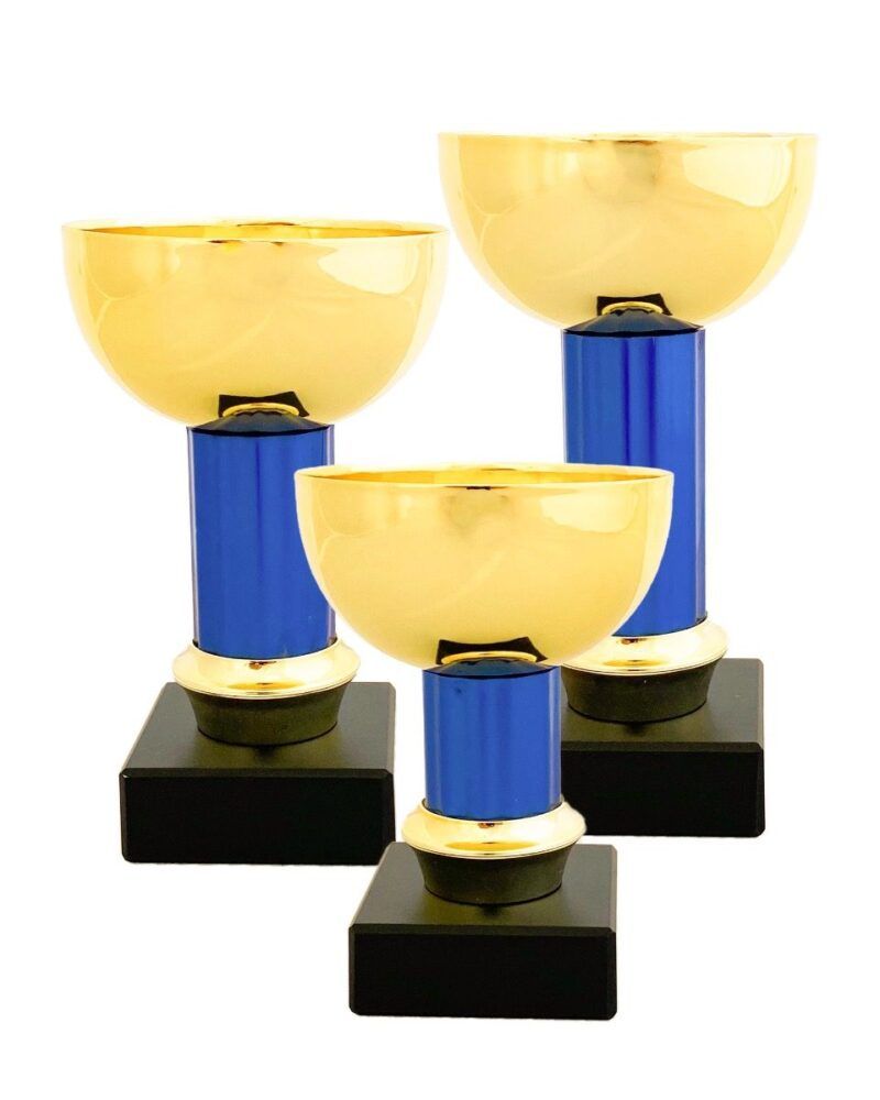 Pokalserie gullpokal blå
