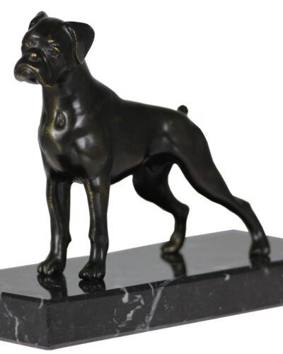 Boxerhund statuett
