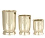 Messingpokaler med stett