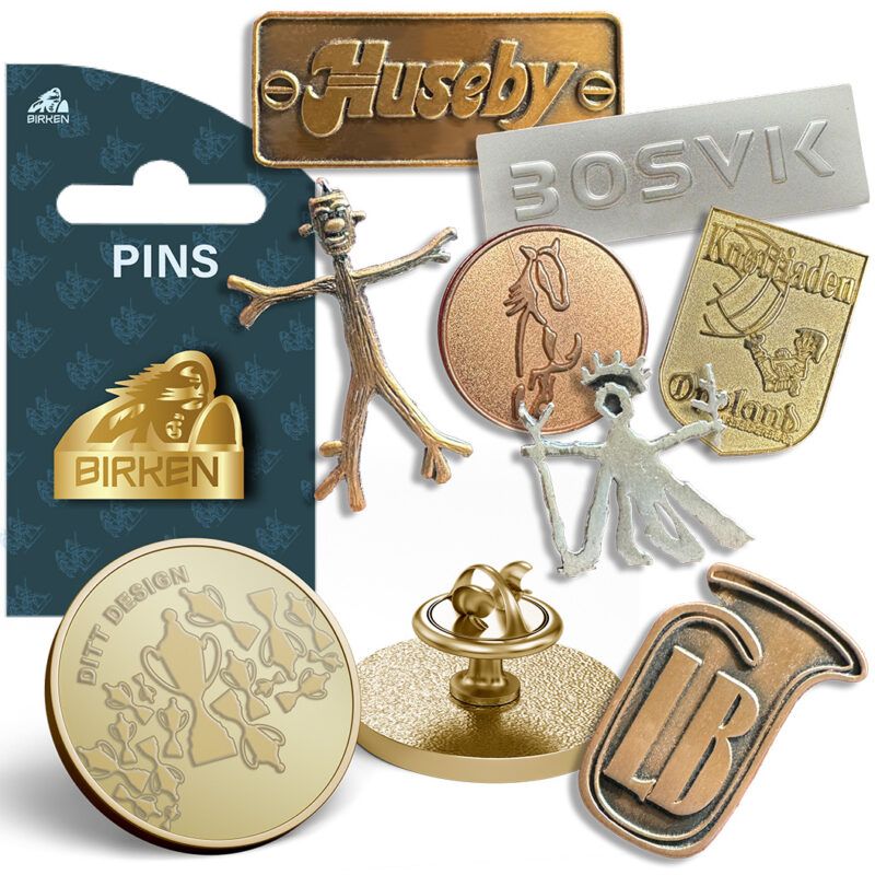 diverse_pins_uten_farger_uten_emalje_din_logo