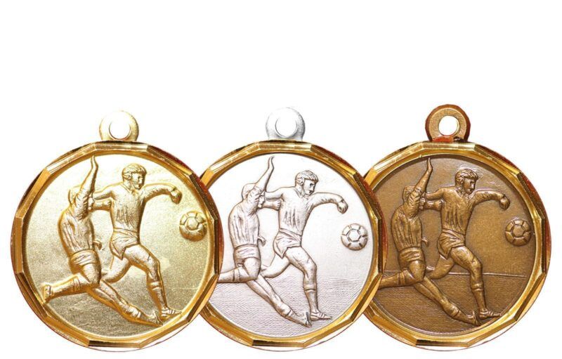 Fotballmedalje messing