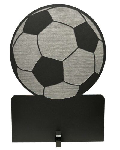 Fotballstatuett Resirkulert Sort Akryl