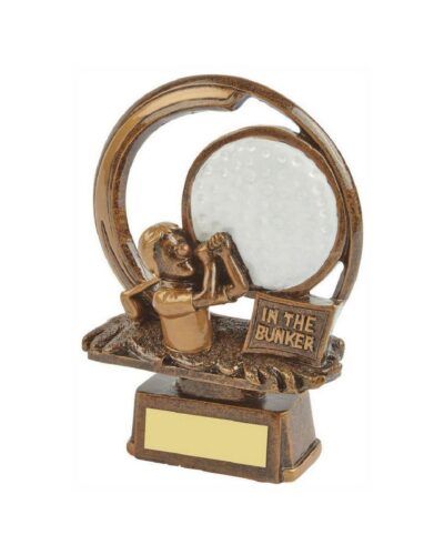 Golf figur - In the bunker - H: 15 cm