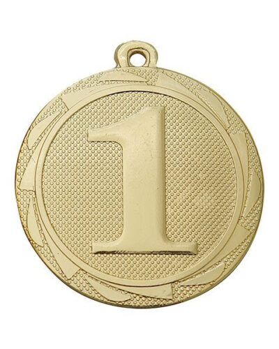 NUMMER 1 - Medalje 45mm - gull