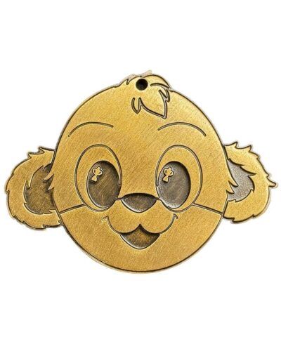 Oskar-medalje Antikk Gull 65x50mm