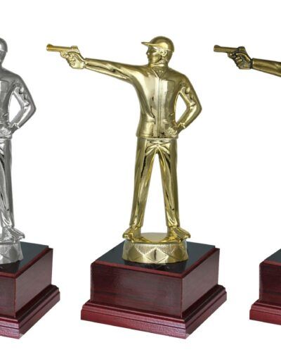 Pistol-skyttere tung statuett