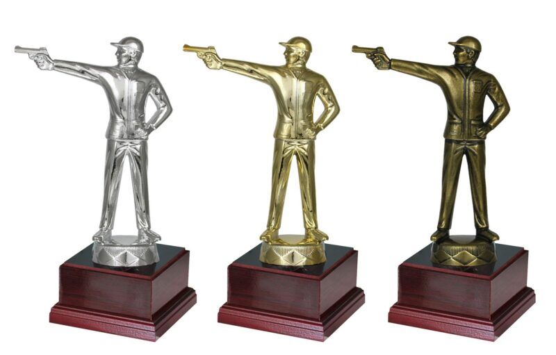 Pistol-skyttere tung statuett