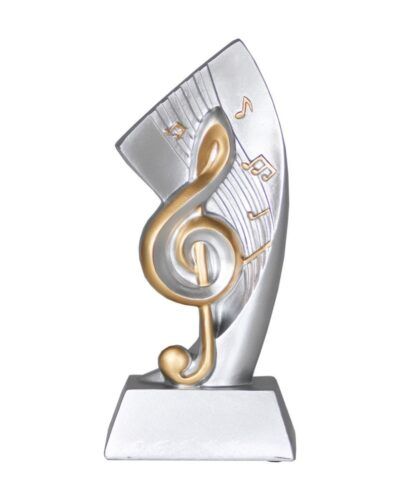 MUSIKK - Note figur resina - H: 18 cm