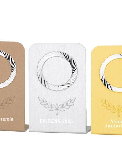 Mini Aluminiumplakett - stående 75X48mm