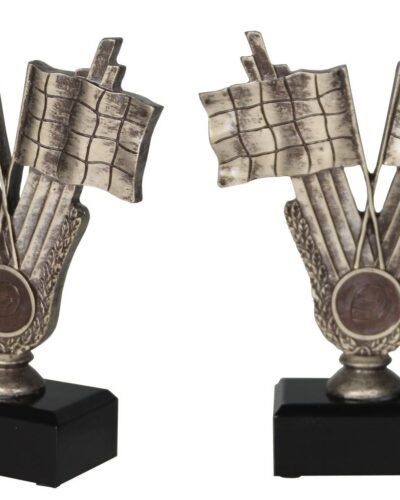 Rallyflagg - statuett - 18,5 cm