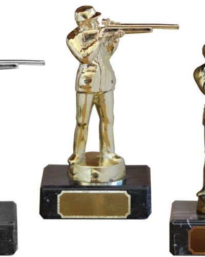 Skyting Rifle Metallfigur