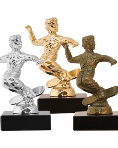 Snowboard Metallfigur