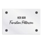 Husskilt Uteskilt Familieskilt Skilt