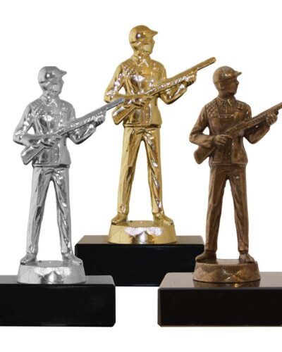 Lerdueskyting - Metallfigur