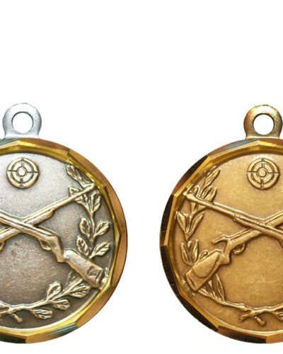 Skyting gevær medalje 32mm