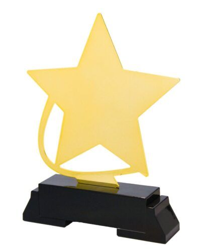 Stjernegull - Metall 20cm