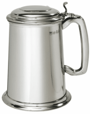 Tinnkrus med lokk 14cm